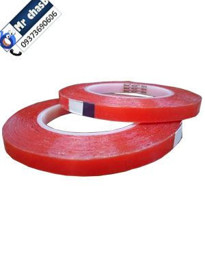 چسب دوطرفه  شیشه ای نازکTESA 4965 قرمز موبایلی 
