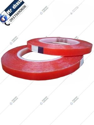چسب دوطرفه  شیشه ای نازکTESA 4965 قرمز موبایلی 