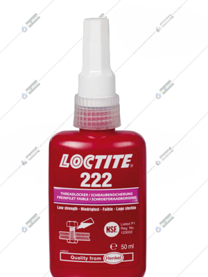 چسب رزوه لاکتایت ۲۲۲ – loctite