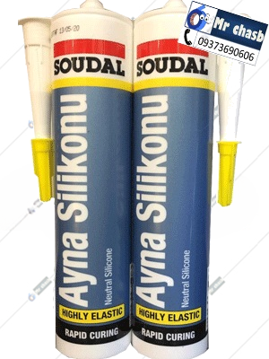 چسب سیلیکونی  مخصوص آینه 