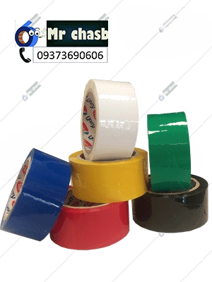 چسب نواری رنگی 5 سانتی 90 یاردی جانسون