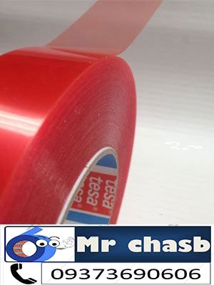چسب دوطرفه شیشه ای  نازک تسا قرمز 4965 قوی اصلی