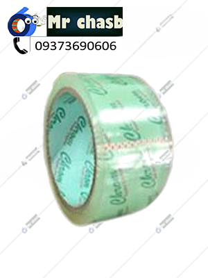 نوار چسب شیشه ای پهن کروم سبز 32 میکرون 90 یاردی بسته 6 عددی