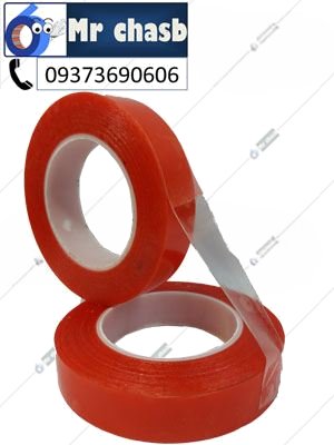 چسب دوطرفه شیشه ای  نازک تسا قرمز 4965 قوی اصلی