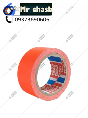 چسب برزنتی فلورسنت نارنجی تسا TESA آلمان 