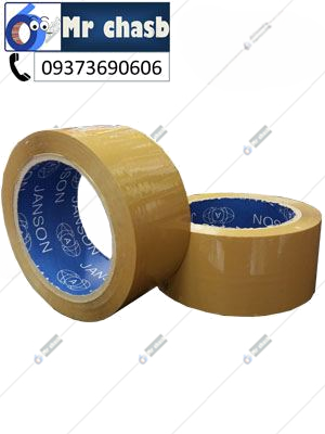 چسب بسته بندی پهن قهوه ای جانسون 5 سانتی