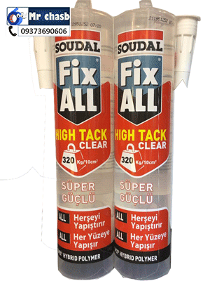 چسب سیلیکون fix all high tack کریستال
